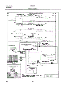 10 - Wiring Diagram parts for Frigidaire Range FES355ABE from AppliancePartsPros.com
