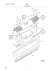 03 - Backguard parts for Frigidaire Range FES366EQA from AppliancePartsPros.com