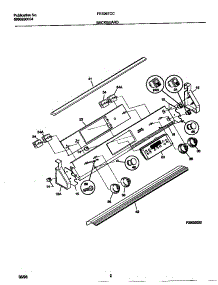 02 - Backguard parts for Frigidaire Range FES367CCBD from AppliancePartsPros.com