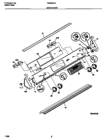 02 - Backguard parts for Frigidaire Range FES367CCT1 from AppliancePartsPros.com