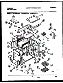 05 - Body Parts parts for Frigidaire Range FES355CBSA from AppliancePartsPros.com