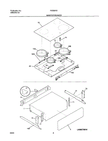 07 - Top / Drawer parts for Frigidaire Range FES367DQA from AppliancePartsPros.com