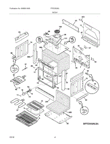 05 - Body parts for Frigidaire Range FFED3025LBA from AppliancePartsPros.com