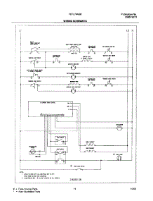 11 - Wiring Schematic parts for Frigidaire Range FEFL74ASD from AppliancePartsPros.com