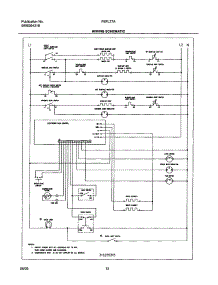 10 - Wiring Schematic parts for Frigidaire Range FEFL77AQH from AppliancePartsPros.com