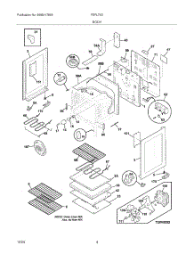 05 - Body parts for Frigidaire Range FEFL79DBB from AppliancePartsPros.com