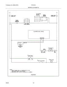 12 - Wiring Schematic parts for Frigidaire Range FGF337AUL from AppliancePartsPros.com