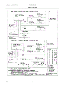 12 - Wiring Diagram parts for Frigidaire Range FFGS3025LSC from AppliancePartsPros.com