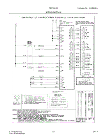 11 - Wiring Diagram parts for Frigidaire Range FGEF304DKBB from AppliancePartsPros.com