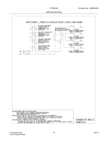 13 - Wiring Diagram parts for Frigidaire Range FFGS3025LBA from AppliancePartsPros.com
