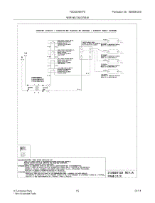 13 - Wiring Diagram parts for Frigidaire Range FGDS3065KFE from AppliancePartsPros.com