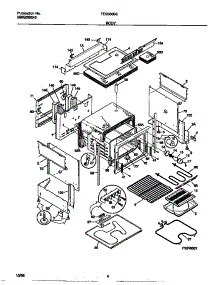 03 - Body parts for Frigidaire Range FES300BEBB from AppliancePartsPros.com