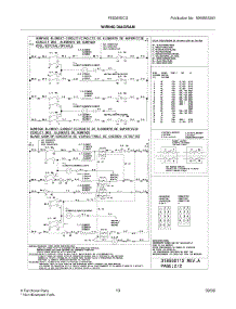 13 - Wiring Diagram parts for Frigidaire Range FES365ECG from AppliancePartsPros.com