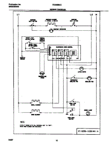 06 - Wiring Diagram parts for Frigidaire Range FES355CCBC from AppliancePartsPros.com