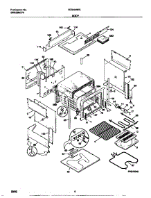 03 - Body parts for Frigidaire Range FES300WCWG from AppliancePartsPros.com