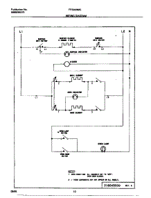 06 - Wiring Diagram parts for Frigidaire Range FES300WCWG from AppliancePartsPros.com