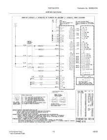 11 - Wiring Diagram parts for Frigidaire Range FGEF304DKFA from AppliancePartsPros.com