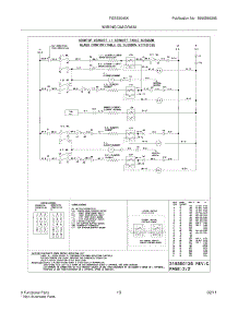 11 - Wiring Diagram parts for Frigidaire Range FGES3045KBC from AppliancePartsPros.com