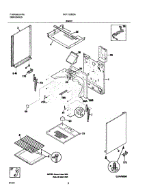 07 - Body parts for Frigidaire Range FGF312BSA from AppliancePartsPros.com