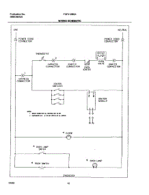 12 - Wiring Schematic parts for Frigidaire Range FGF312BSA from AppliancePartsPros.com