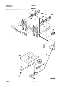 05 - Burner parts for Frigidaire Range FGF316AQA from AppliancePartsPros.com