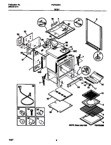 04 - Body parts for Frigidaire Range FGF353BADJ from AppliancePartsPros.com