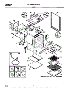 04 - Body parts for Frigidaire Range FGF353CATE from AppliancePartsPros.com