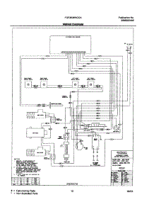 13 - Wiring Diagram parts for Frigidaire Range FGF363MXCCA from AppliancePartsPros.com