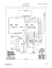 13 - Wiring Diagram parts for Frigidaire Range FGF363MXASE from AppliancePartsPros.com