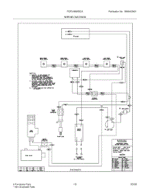13 - Wiring Diagram parts for Frigidaire Range FGF318MXECA from AppliancePartsPros.com