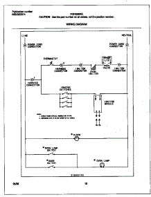 07 - Wiring Diagram parts for Frigidaire Range FGF326WGTE from AppliancePartsPros.com