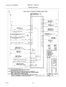 10 - Wiring Diagram parts for Frigidaire Range FGES3065KWD from AppliancePartsPros.com