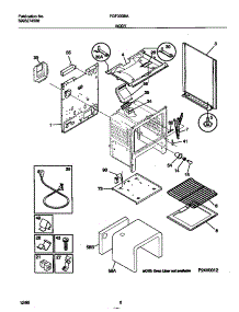04 - Body parts for Frigidaire Range FGF333BAWC from AppliancePartsPros.com