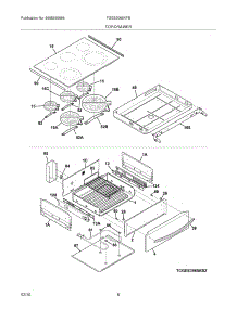 07 - Top / Drawer parts for Frigidaire Range FGES3065KFB from AppliancePartsPros.com
