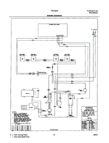 13 - Wiring Diagram parts for Frigidaire Range FGF326AUE from AppliancePartsPros.com