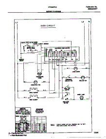 07 - Wiring Diagram parts for Frigidaire Range FES387CCSD from AppliancePartsPros.com