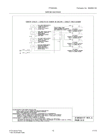 13 - Wiring Diagram parts for Frigidaire Range FFGS3025LWC from AppliancePartsPros.com