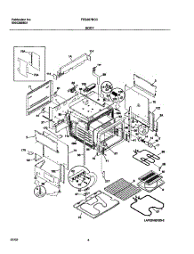 05 - Body parts for Frigidaire Range FES367BCC from AppliancePartsPros.com