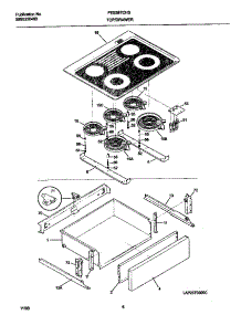 04 - Top / Drawer parts for Frigidaire Range FES387CHSC from AppliancePartsPros.com