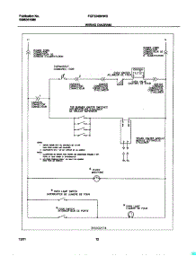 12 - Wiring Diagram parts for Frigidaire Range FGF324BHWD from AppliancePartsPros.com