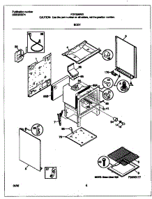 04 - Body parts for Frigidaire Range FGF326WGSF from AppliancePartsPros.com
