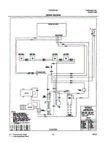 13 - Wiring Diagram parts for Frigidaire Range FGF326ASC from AppliancePartsPros.com