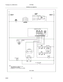 14 - Wiring Schematic parts for Frigidaire Range FGF366EBA from AppliancePartsPros.com