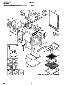 04 - Body parts for Frigidaire Range FGF374CCSA from AppliancePartsPros.com