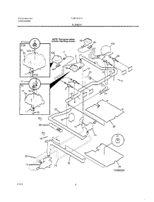 05 - Burner parts for Frigidaire Range FGF375CHSC from AppliancePartsPros.com