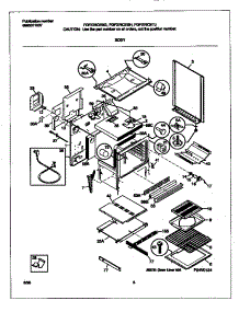 04 - Body parts for Frigidaire Range FGF376CETJ from AppliancePartsPros.com