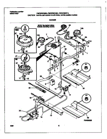 03 - Burner parts for Frigidaire Range FGF376CEBG from AppliancePartsPros.com