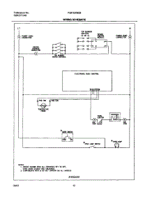 12 - Wiring Schematic parts for Frigidaire Range FGF337BCB from AppliancePartsPros.com