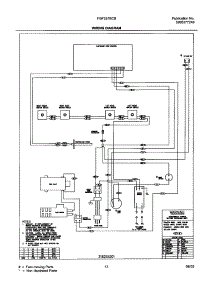 13 - Wiring Diagram parts for Frigidaire Range FGF337BCB from AppliancePartsPros.com