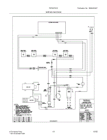 13 - Wiring Diagram parts for Frigidaire Range FGF337ECC from AppliancePartsPros.com